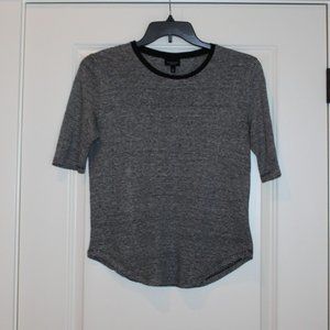 Who What Wear Black and White striped T Size M